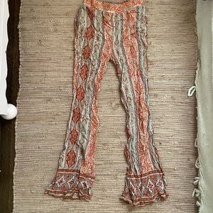 Orange Bell Bottoms